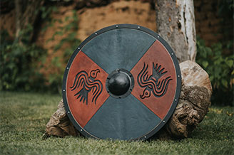 Viking shield = โล่ไวกิ้ง